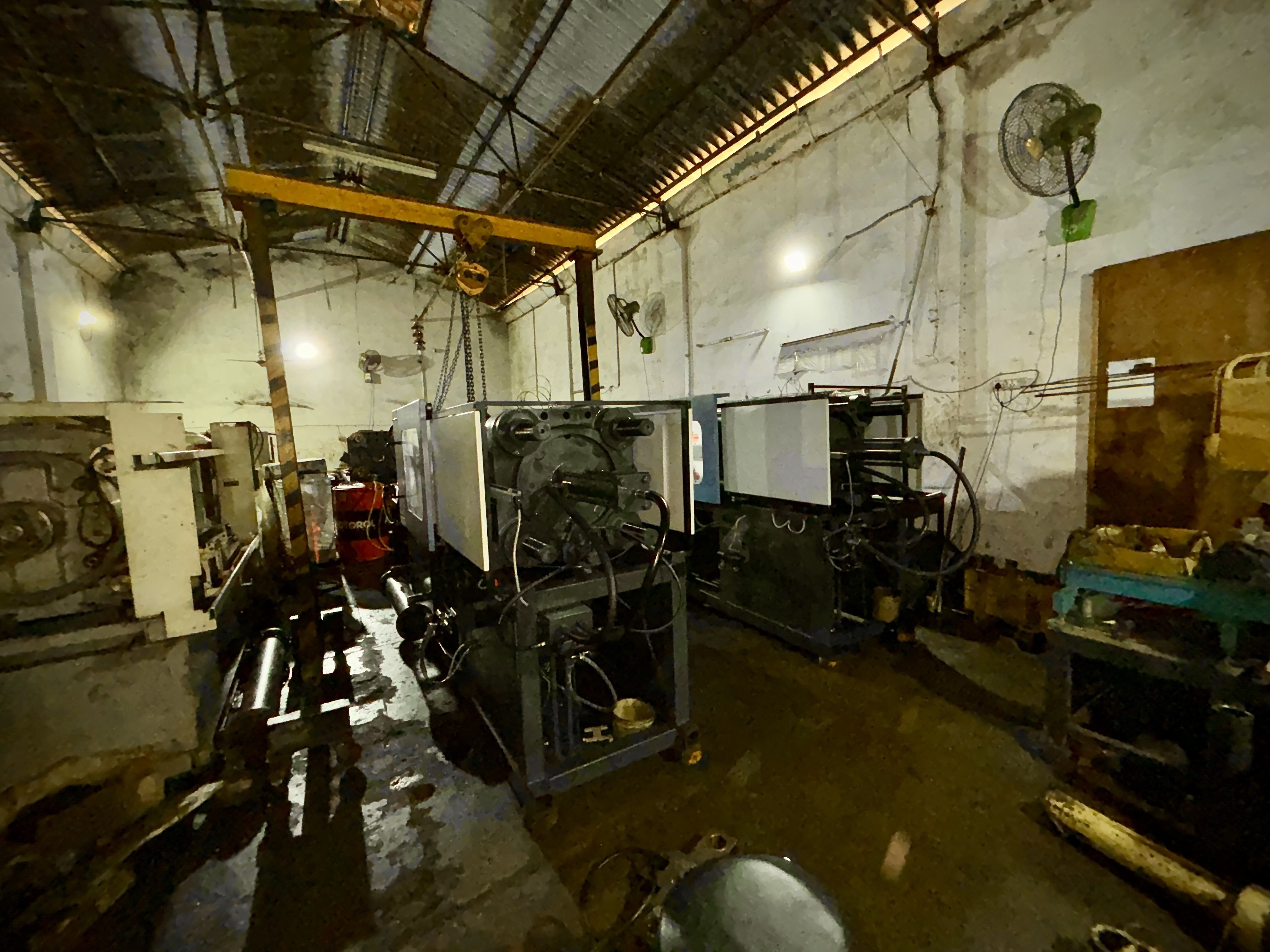 Inside the plant