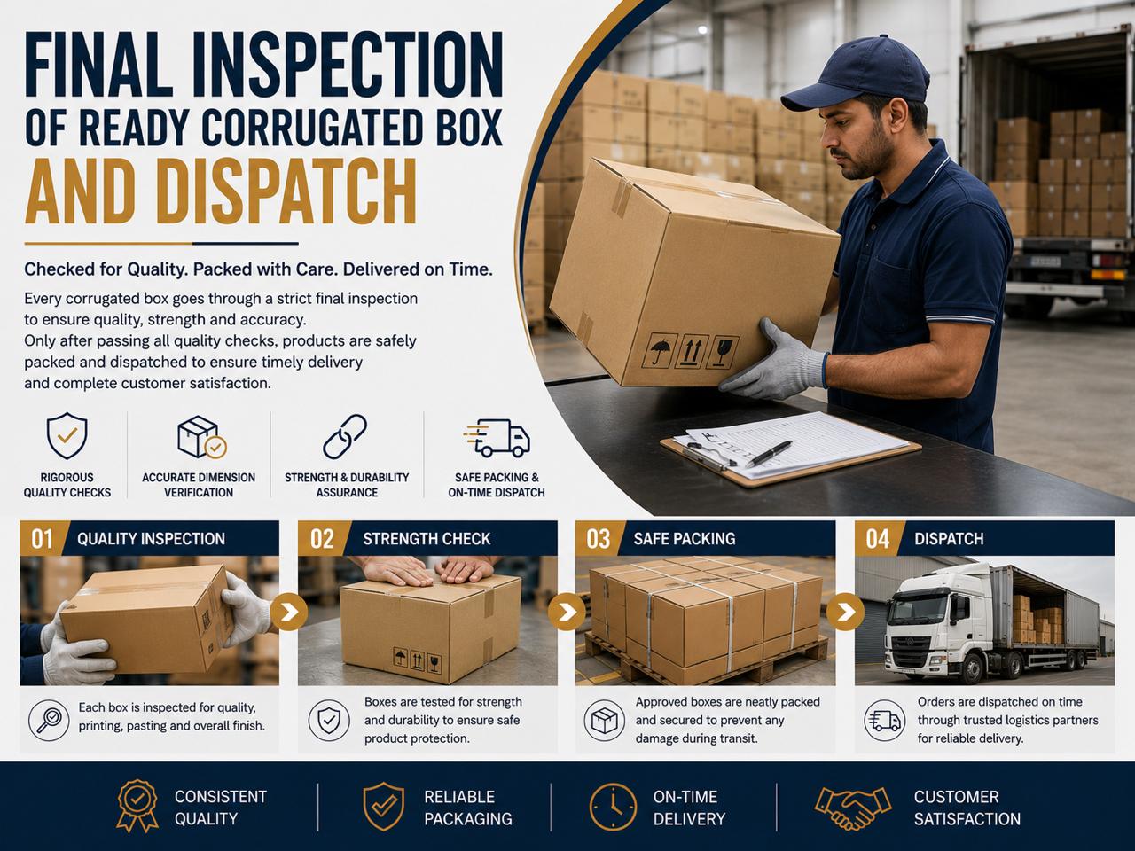 Final inspection and dispatch